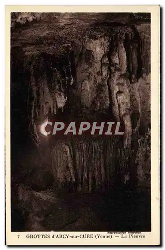 Cartes postales Arcy Sur Cury Les Grottes La pievre