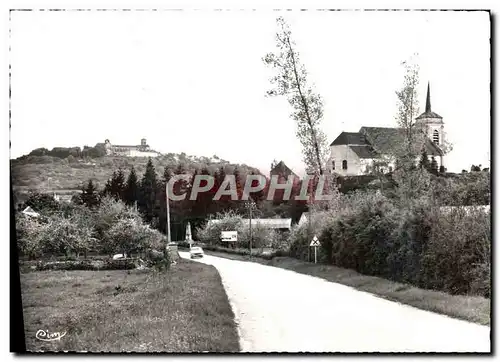 Cartes postales moderne Asquins Entree Du Pays Eglise d&#39ASquins et basilique de Vezelay