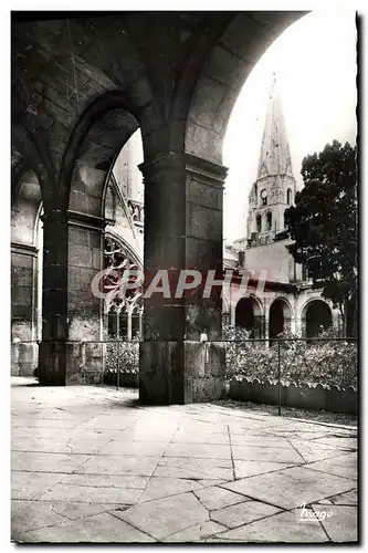 Moderne Karte Auxerre Abbaye Saint Germaion La Tour Vue Du Cloitre