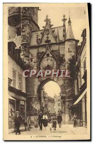 Cartes postales Auxerre L&#39Horloge