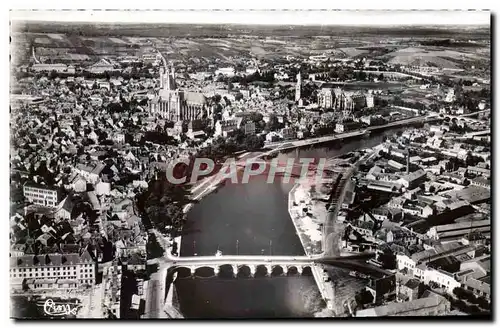 Cartes postales moderne Auxerre L&#39Yonne et la Pont Paul Bert