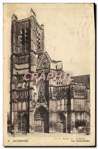 Cartes postales Auxerre La Cathedrale