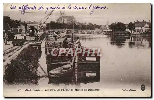 Cartes postales Auxerre Les Bords de L&#39Yonne Au Moulin de Batardeau