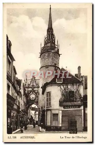 Cartes postales Auxerre La Tour De L&#39Horloge