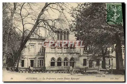 Ansichtskarte AK Auxerre La Prefecture Ancien Palais Episcopal