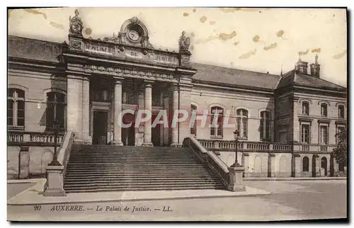 Ansichtskarte AK Auxerre Le Palais de Justice