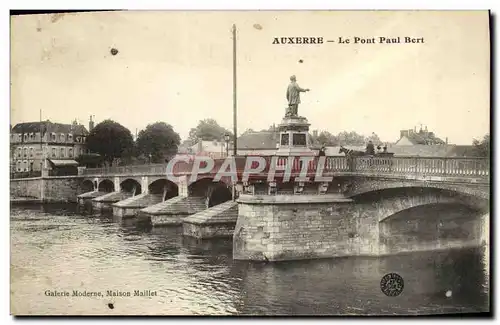 Cartes postales Auxerre Le Pont Paul Bert