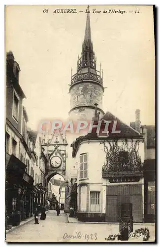 Cartes postales Auxerre Le Tour de L&#39Horloge