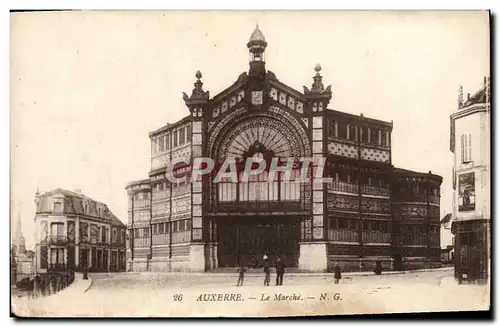 Ansichtskarte AK Auxerre Le Marche