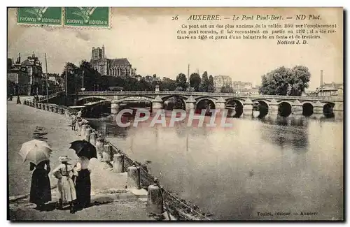 Cartes postales Auxerre Le Pont Paul Bert