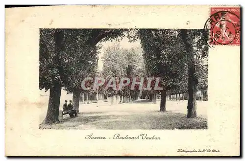 Cartes postales Auxerre Boulevard Vauban