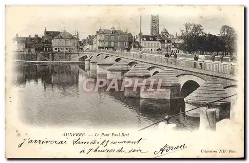 Cartes postales Auxerre Le Pont Paul Bert