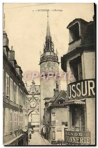 Cartes postales Auxerre L&#39Horloge