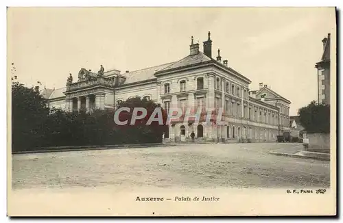 Ansichtskarte AK Auxerre Palais de Justice