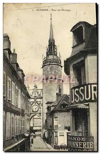 Cartes postales Auxerre Tour de L&#39Horloge