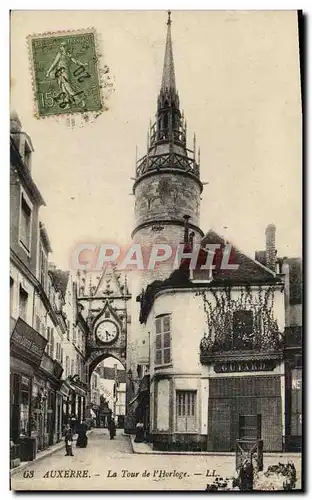 Cartes postales Auxerre La Tour de L&#39Horloge