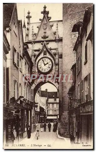 Cartes postales Auxerre L&#39Horloge