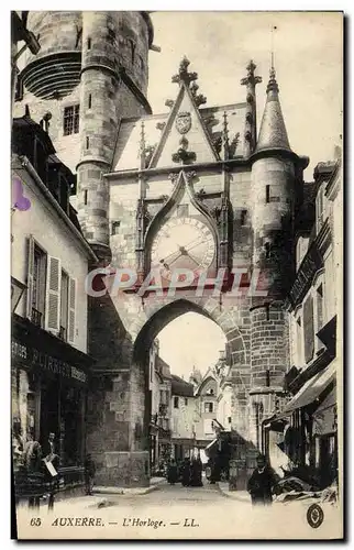 Cartes postales Auxerre L&#39Horloge