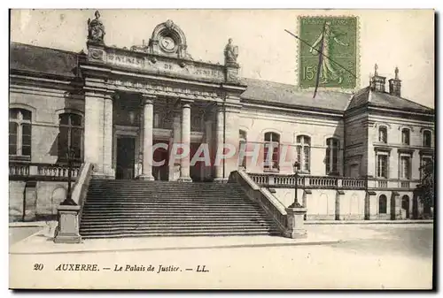 Ansichtskarte AK Auxerre Le Palais de Justice