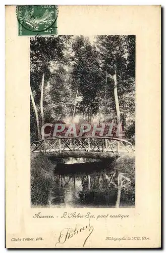 Cartes postales Auxerre L&#39arbre sec pont rustique