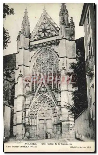 Cartes postales Auxerre Petit Portail de la Cathedrale