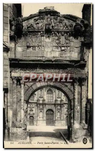 Ansichtskarte AK Auxerre Porte Saint Pierre