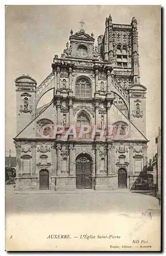 Cartes postales Auxerre L&#39Eglise Saint Pierre