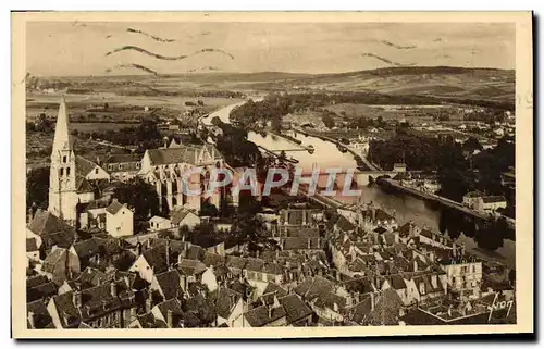 Cartes postales Auxerre Vue panoramique