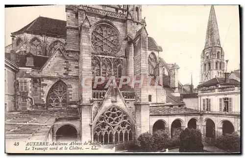 Ansichtskarte AK Auxerre Ancienne Abbaye de Saint Germain Le transept nord et le cloitre