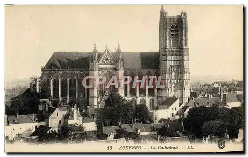 Cartes postales Auxerre La Cathedrale