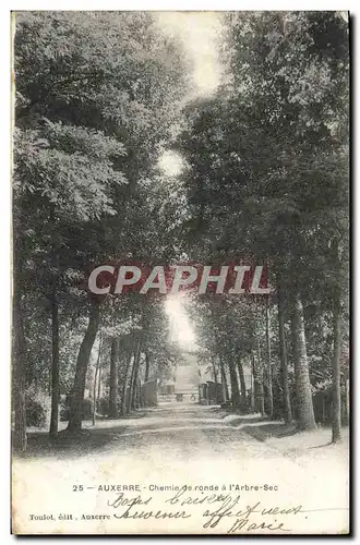 Cartes postales Auxerre Chemin de Ronde a L'Arbre Sec