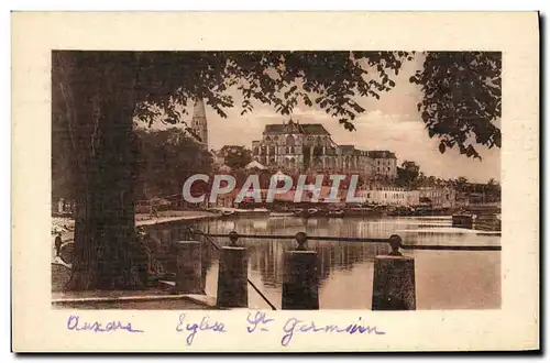 Cartes postales Auxerre Eglise St Germain