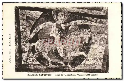 Cartes postales Auxerre Cathedrale Ange de l'Apocalypse