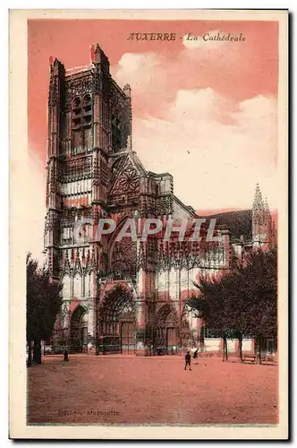 Cartes postales Auxerre La Cathedrale