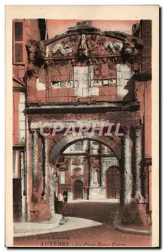 Cartes postales Auxerre La Porte Saint Pierre