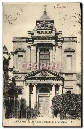 Ansichtskarte AK Auxerre Ancienne Chapelle Du Seminaire