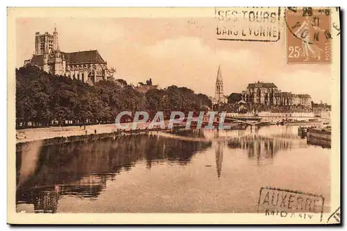 Cartes postales Auxerre L&#39Yonne et la Cathedrale