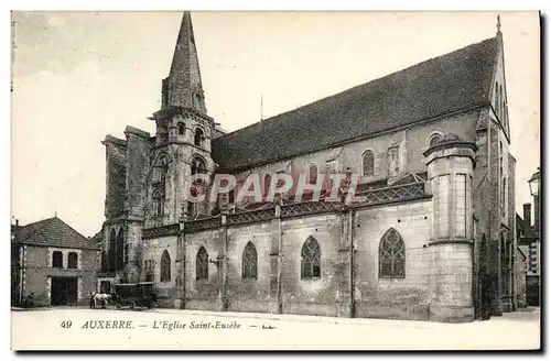 Ansichtskarte AK Auxerre L&#39Eglise Saint Eusebe