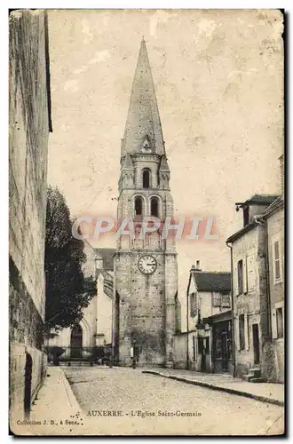 Cartes postales Auxerre L'Eglise Saint Germain