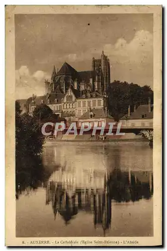 Cartes postales Auxerre La Cathedrale Eglise Saint Etienne L&#39abside