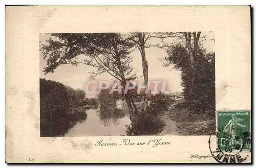 Cartes postales Auxerre Vue Sur L'Yonne