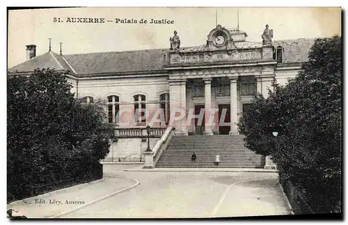 Ansichtskarte AK Auxerre Palais de Justice