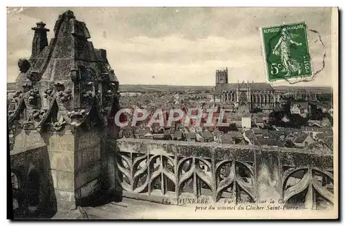 Cartes postales Auxerre Vue Generale Sur La Cathedrale