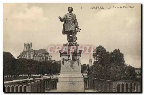 Ansichtskarte AK Auxerre La Statue De Paul Bert