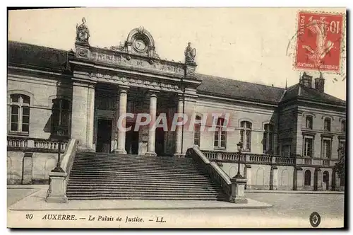 Ansichtskarte AK Auxerre Le Palais De Justice