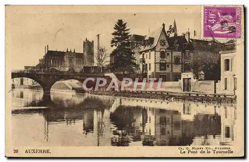 Cartes postales Auxerre Le Pont De La Tournelle