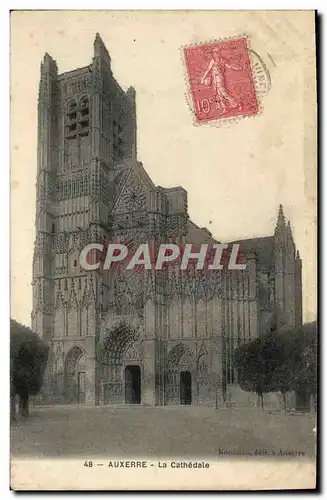 Cartes postales Auxerre La Cathedrale