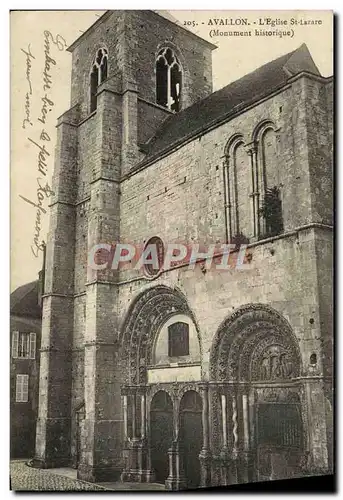 Cartes postales Avallon L&#39Eglise St Lazare