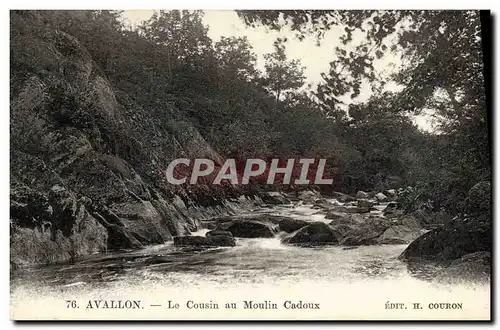 Ansichtskarte AK Avallon Le Cousin Au Moulin Cadoux