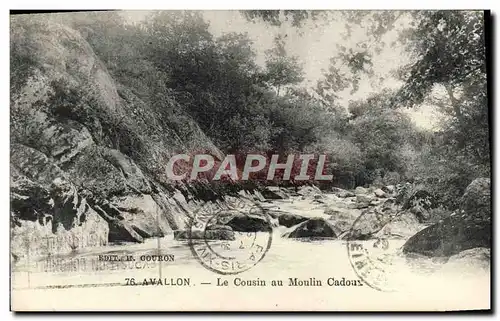 Cartes postales Avallon Le Cousin Au Moulin Cadoux